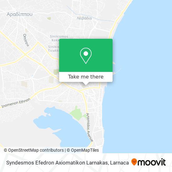 Syndesmos Efedron Axiomatikon Larnakas χάρτης