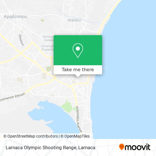 Larnaca Olympic Shooting Range χάρτης