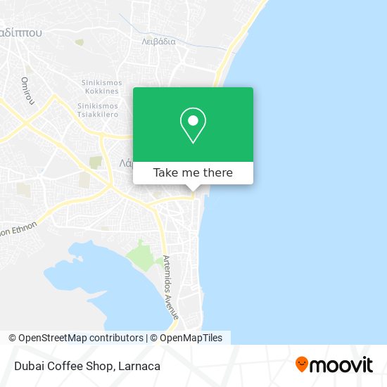 Dubai Coffee Shop map