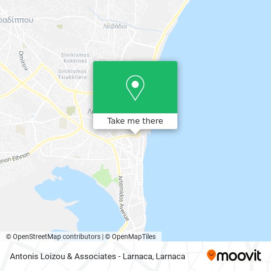 Antonis Loizou & Associates - Larnaca χάρτης
