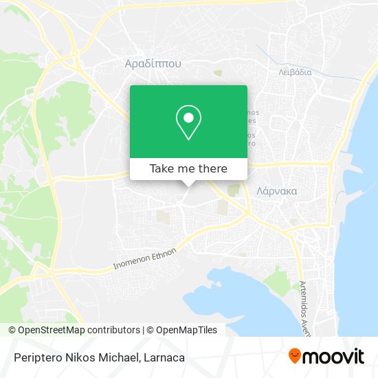 Periptero Nikos Michael map