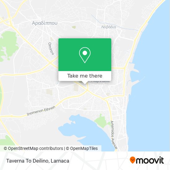 Taverna To Deilino map