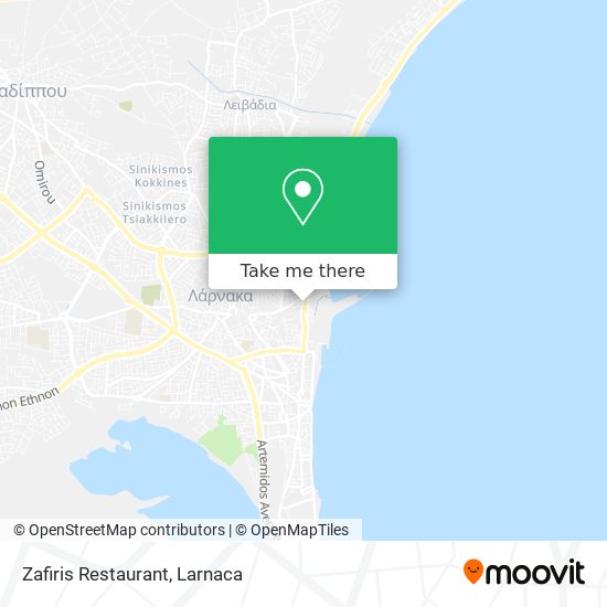 Zafiris Restaurant χάρτης
