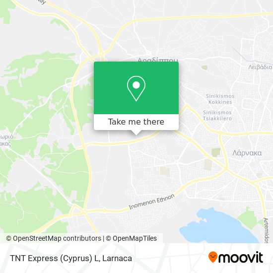 TNT Express (Cyprus) L χάρτης