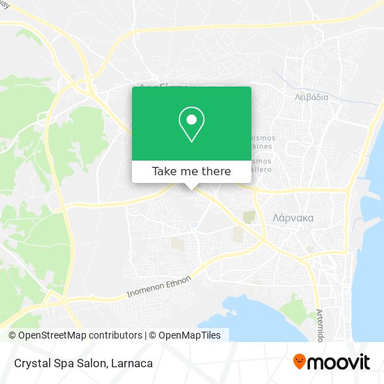 Crystal Spa Salon map