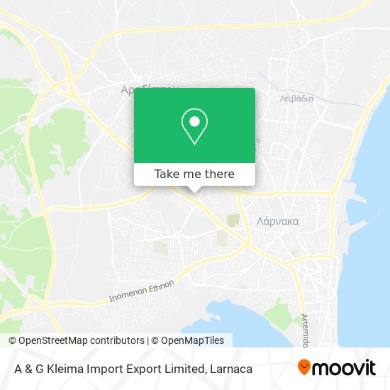 A & G Kleima Import Export Limited χάρτης