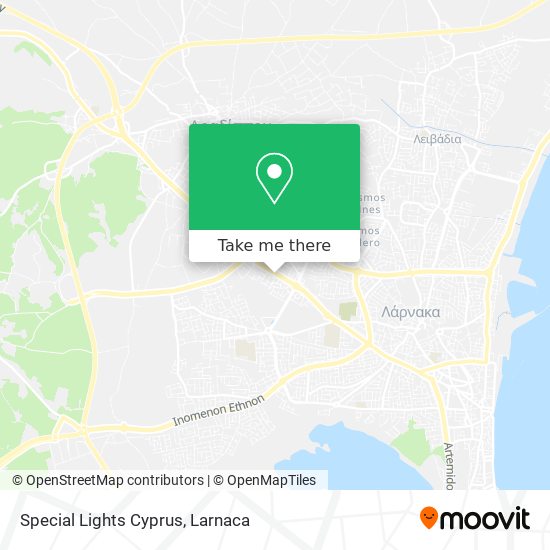 Special Lights Cyprus map