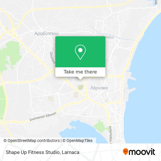 Shape Up Fitness Studio map