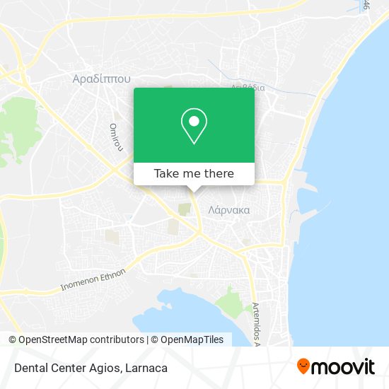Dental Center Agios map