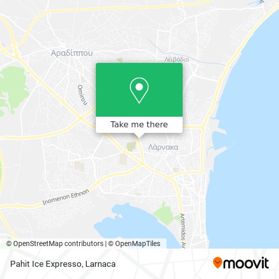 Pahit Ice Expresso map