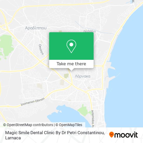 Magic Smile Dental Clinic By Dr Petri Constantinou map
