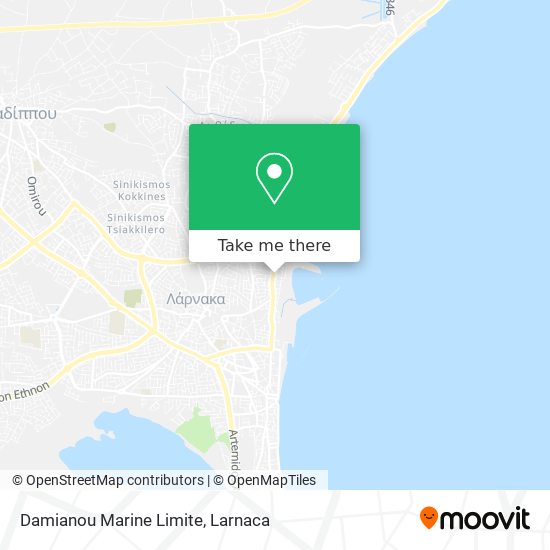 Damianou Marine Limite map