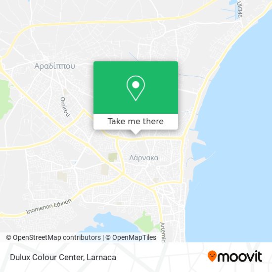 Dulux Colour Center map