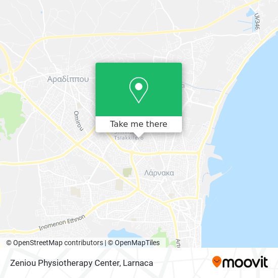 Zeniou Physiotherapy Center map