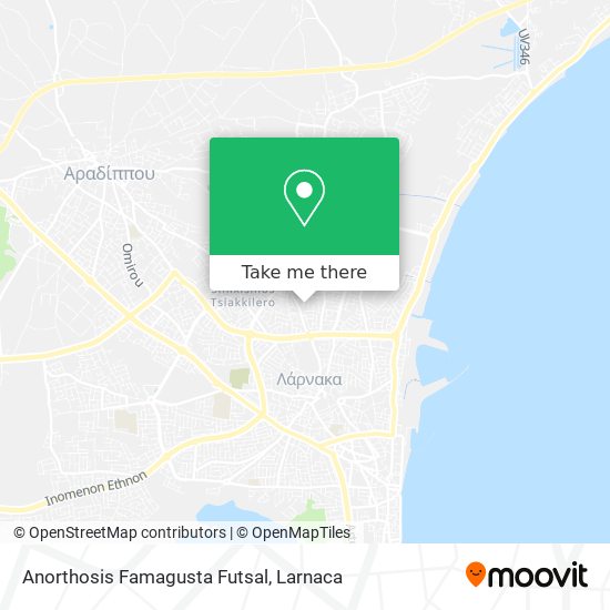 Anorthosis Famagusta Futsal map