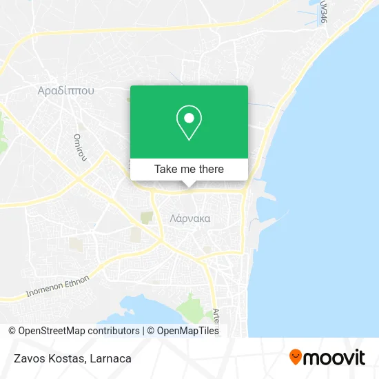 Zavos Kostas map