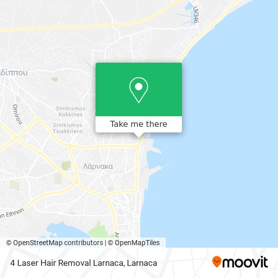 4 Laser Hair Removal Larnaca map