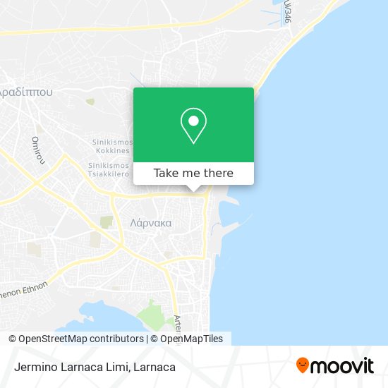 Jermino Larnaca Limi map