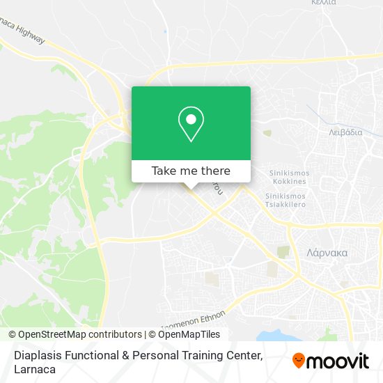 Diaplasis Functional & Personal Training Center χάρτης