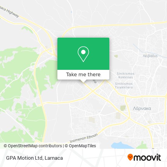 GPA Motion Ltd χάρτης