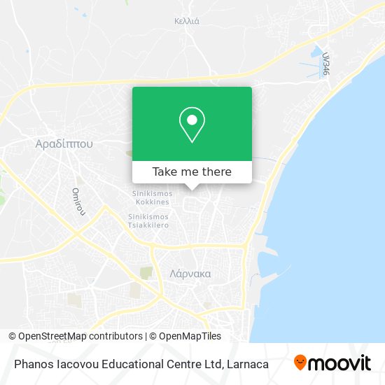 Phanos Iacovou Educational Centre Ltd χάρτης