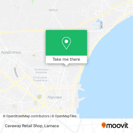 Cavaway Retail Shop map