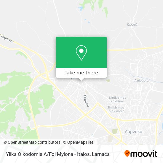 Ylika Oikodomis A / Foi Mylona - Italos χάρτης