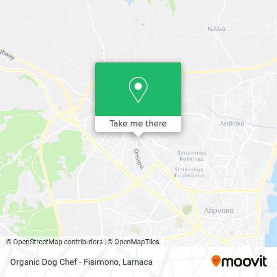 Organic Dog Chef - Fisimono χάρτης