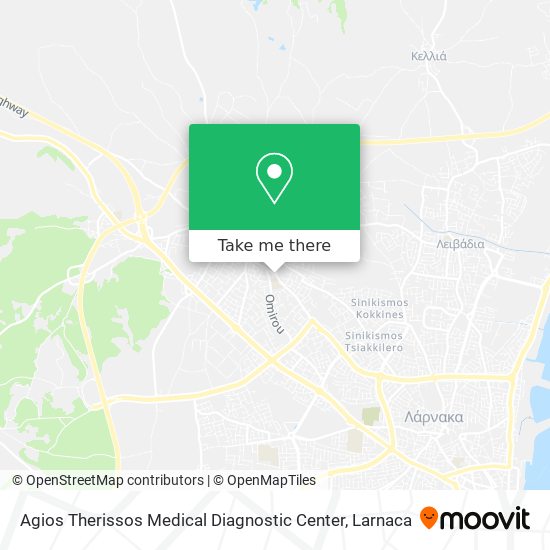 Agios Therissos Medical Diagnostic Center χάρτης