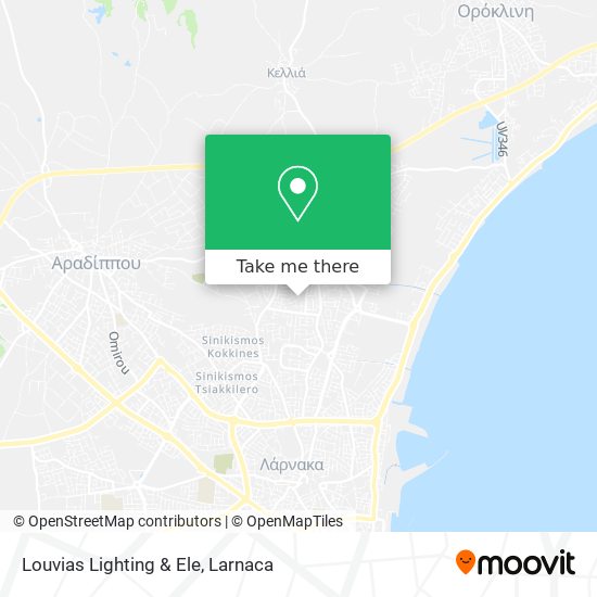 Louvias Lighting & Ele map