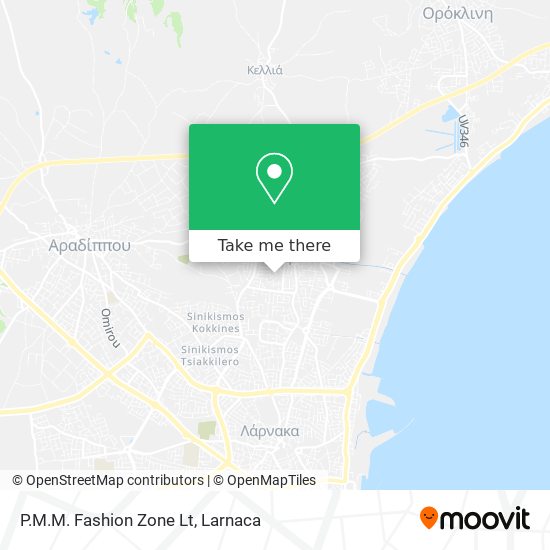 P.M.M. Fashion Zone Lt map