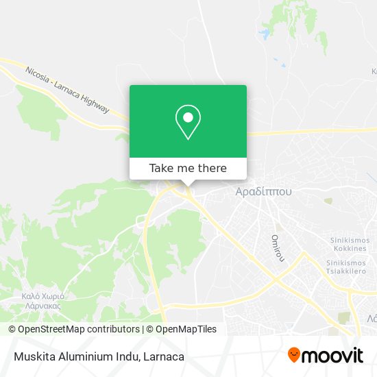 Muskita Aluminium Indu map
