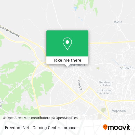 Freedom Net - Gaming Center χάρτης
