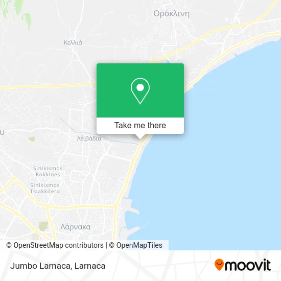 Jumbo Larnaca map