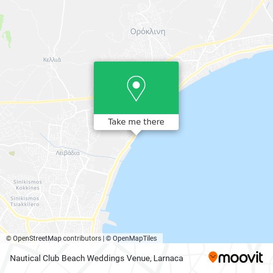 Nautical Club Beach Weddings Venue χάρτης