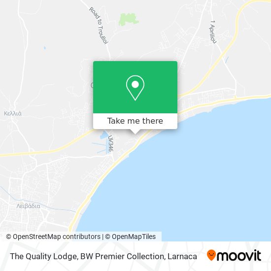 The Quality Lodge, BW Premier Collection map