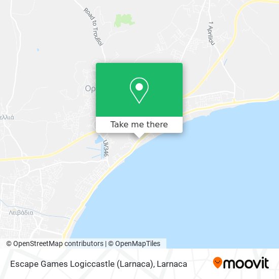Escape Games Logiccastle (Larnaca) map