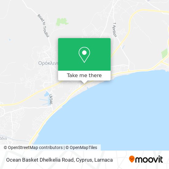 Ocean Basket Dhelkelia Road, Cyprus χάρτης
