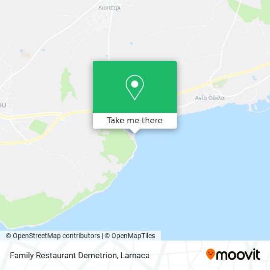 Family Restaurant Demetrion map