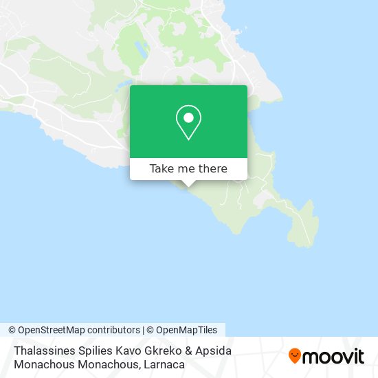 Thalassines Spilies Kavo Gkreko & Apsida Monachous Monachous map