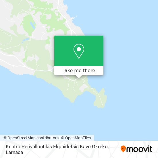Kentro Perivallontikis Ekpaidefsis Kavo Gkreko map