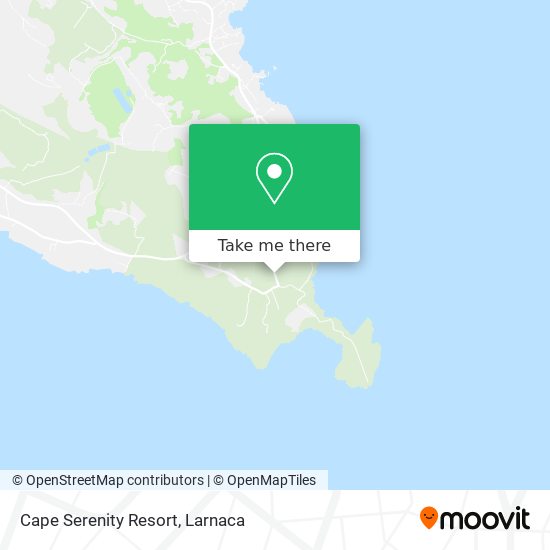 Cape Serenity Resort χάρτης