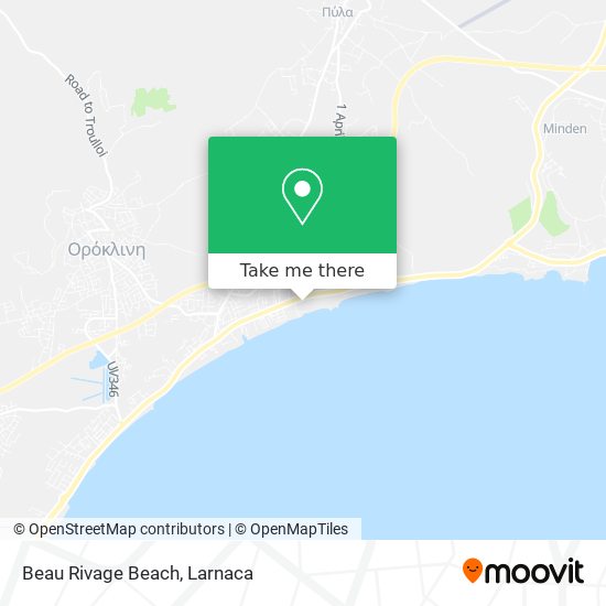 Beau Rivage Beach map