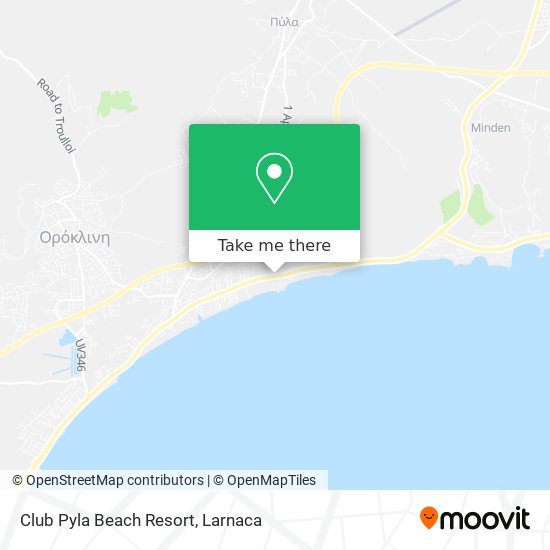 Club Pyla Beach Resort map