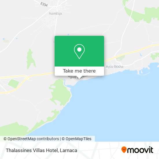 Thalassines Villas Hotel map