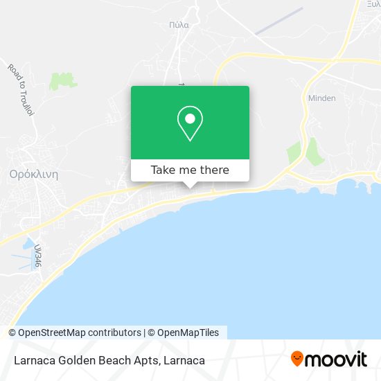 Larnaca Golden Beach Apts χάρτης