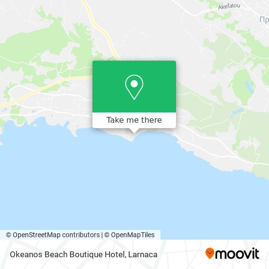 Okeanos Beach Boutique Hotel map