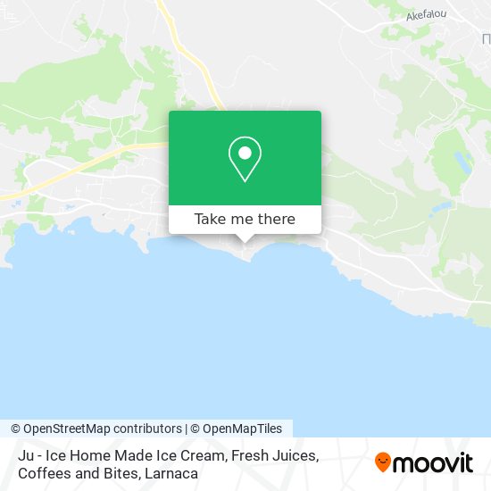 Ju - Ice Home Made Ice Cream, Fresh Juices, Coffees and Bites χάρτης