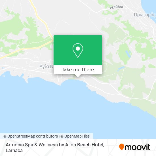 Armonia Spa & Wellness by Alion Beach Hotel χάρτης