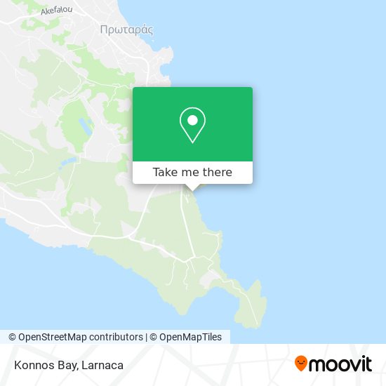 Konnos Bay χάρτης